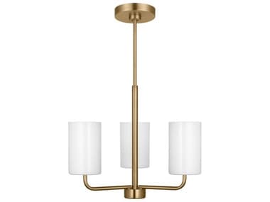 Generation Lighting Rhett 3-Light Satin Bronze Cylinder Chandelier GENGLC1003SB