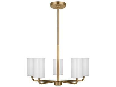 Generation Lighting Rhett 5-Light Satin Bronze Cylinder Chandelier GENGLC1015SB