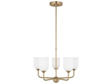 Generation Lighting Emile 20" Wide 5-Light Satin Bronze Chandelier GENGLC1085SB