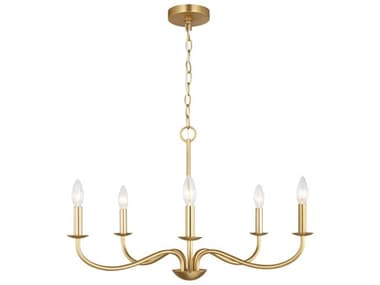 Generation Lighting Abells 5-Light Satin Brass Chandelier GENGLC1205SB