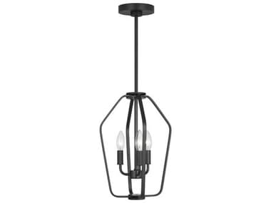 Generation Lighting Kennan 3-Light Midnight Black Chandelier GENGLC1283MBK