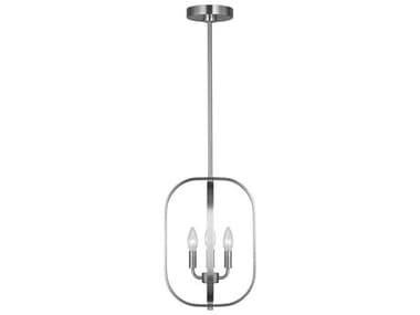 Generation Lighting Loretto 3-Light Brushed Nickel Chandelier GENGLC1293BS