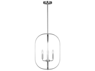 Generation Lighting Loretto 4-Light Brushed Nickel Chandelier GENGLC1304BS