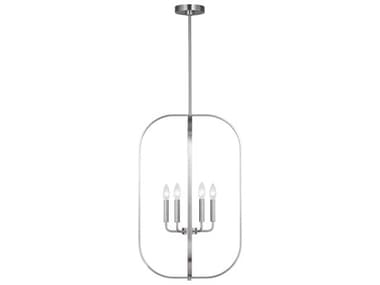 Generation Lighting Loretto 6-Light Brushed Nickel Chandelier GENGLC1316BS