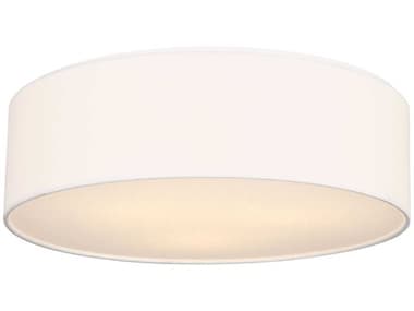 Generation Lighting Larson 3-Light Matte White Round Flush Mount GENGLF1013MWT