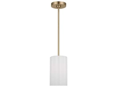 Generation Lighting Rhett 1-Light Satin Bronze Cylinder Mini Pendant GENGLP1001SB