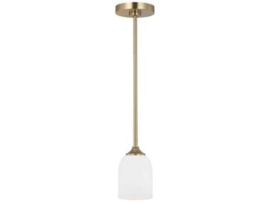 Generation Lighting Emile 4" 1-Light Satin Bronze Mini Pendant GENGLP1021SB