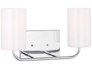 Generation Lighting Rhett 2-Light Chrome Vanity Light GENGLV1002CH