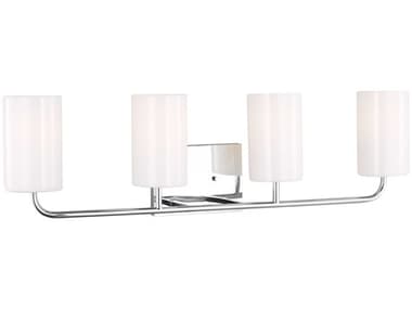 Generation Lighting Rhett 4-Light Chrome Vanity Light GENGLV1004CH