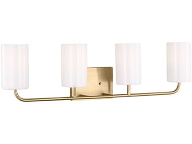 Generation Lighting Rhett 4-Light Satin Bronze Vanity Light GENGLV1004SB