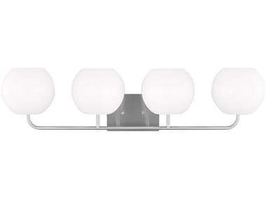 Generation Lighting Rory 4-Light Brushed Steel Vanity Light GENGLV1014BS