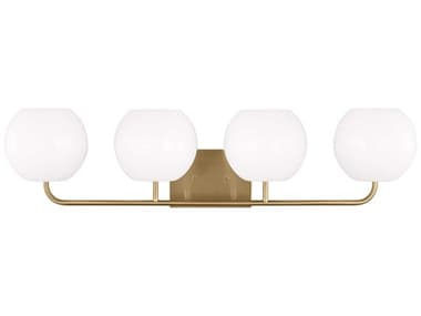 Generation Lighting Rory 34" Wide 4-Light Satin Bronze Vanity Light GENGLV1014SB