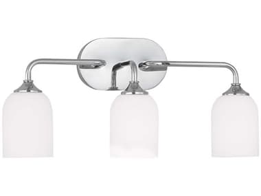 Generation Lighting Emile 22" Wide 3-Light Chrome Vanity Light GENGLV1023CH