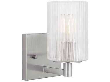 Generation Lighting Lando 1-Light Brushed Steel Wall Sconce GENGLV1041BS