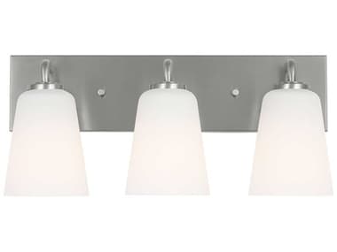 Generation Lighting Miles 3-Light Brushed Nickel Vanity Light GENGLV1053BS