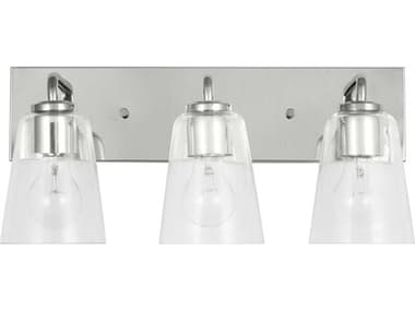Generation Lighting Miles 3-Light Chrome Vanity Light GENGLV1063CH