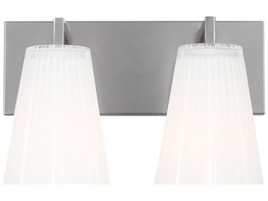Generation Lighting Upson 2-Light Brushed Nickel Vanity Light GENGLV1102BS