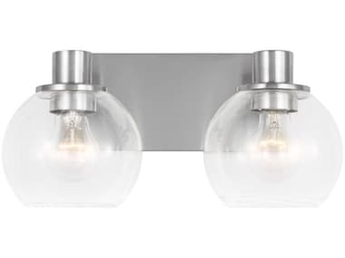 Generation Lighting Rito 2-Light Brushed Nickel Vanity Light GENGLV1122BS