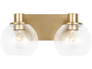Generation Lighting Rito 2-Light Satin Brass Vanity Light GENGLV1122SB