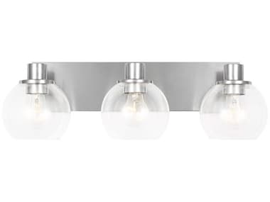 Generation Lighting Rito 3-Light Brushed Nickel Vanity Light GENGLV1123BS