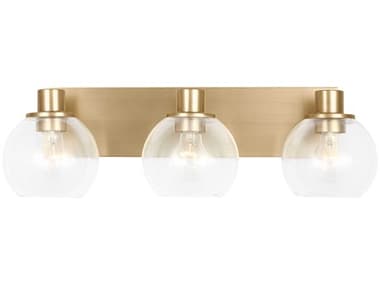 Generation Lighting Rito 3-Light Satin Brass Vanity Light GENGLV1123SB