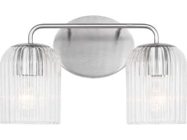 Generation Lighting Eisele 2-Light Brushed Nickel Vanity Light GENGLV1132BS