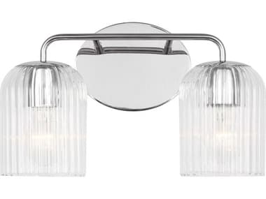 Generation Lighting Eisele 2-Light Chrome Nickel Vanity Light GENGLV1132CH