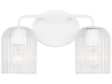 Generation Lighting Eisele 2-Light Matte White Vanity Light GENGLV1132MWT