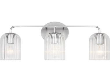 Generation Lighting Eisele 3-Light Brushed Nickel Vanity Light GENGLV1133BS