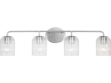 Generation Lighting Eisele 4-Light Brushed Nickel Vanity Light GENGLV1134BS