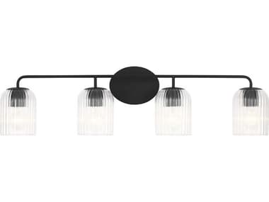 Generation Lighting Eisele 4-Light Midnight Black Vanity Light GENGLV1134MBK