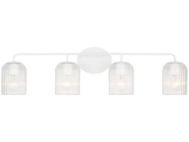 Generation Lighting Eisele 4-Light Matte White Vanity Light GENGLV1134MWT