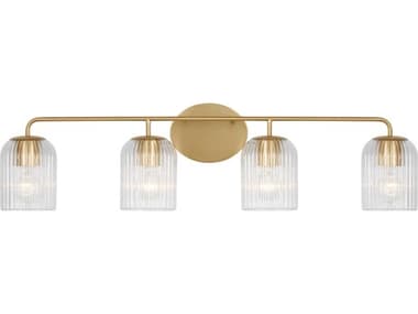 Generation Lighting Eisele 4-Light Satin Brass Vanity Light GENGLV1134SB