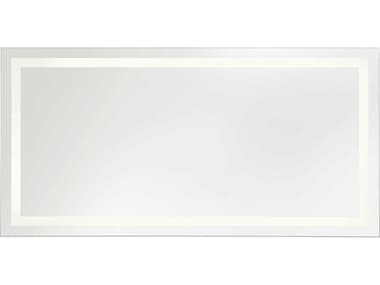 Generation Lighting Mera Might Bright White Rectangular Wall Mirror GENMRIL1414