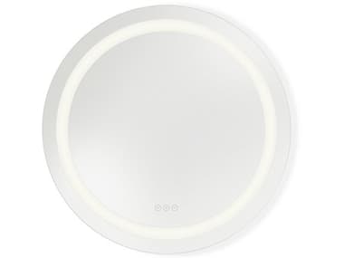 Generation Lighting Mera Might Bright White Round Wall Mirror GENMRIL1420