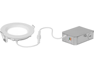 Generation Lighting Verra 1-Light White Round Recessed Light GENV4RRWT