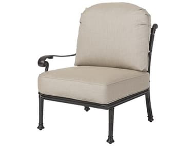 Gensun Florence Cast Aluminum Right Arm Lounge Chair - No Cushion GES10230027QUICK