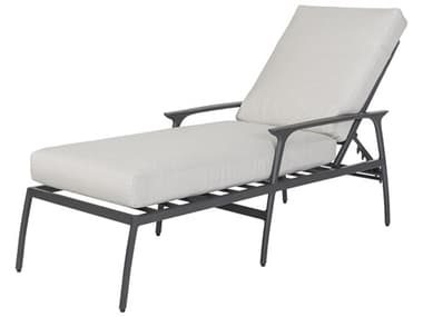 Gensun Amari Cushion Aluminum Carbon Chaise Lounge GES10250009