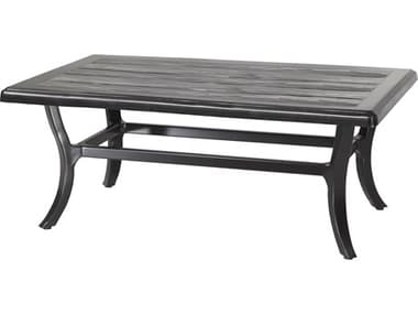 Gensun Lattice Aluminum 44''W x 27''D Rectangular Coffee Table GES102900F5