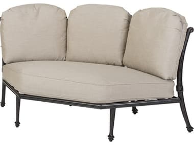 Gensun Grand Terrace Cast Aluminum Three-Back Corner Chair - No Cushion GES10340030QUICK