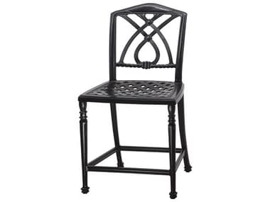 Gensun Terrace Cast Aluminum Stationary Balcony Stool without Arms - Welded GES10350016QUICK