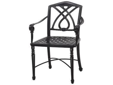 Gensun Terrace Cast Aluminum Cushion Cafe Chair With Arms - Welded GES1035WD01