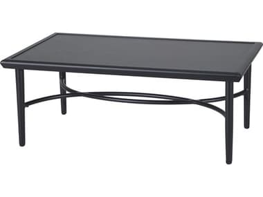 Gensun Talia 40''W x 22'' Rectangular with Aluminum Top Coffee Table GES104416F1