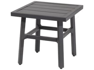 Gensun Plank Aluminum 21'' Aluminum Square End Table GES10460E21
