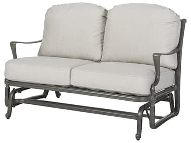 Gensun Bel Air Cushion Cast Aluminum Glider Loveseat GES10990004