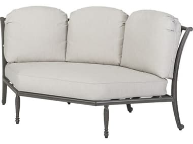 Gensun Bel Air Cast Aluminum Three-Back Corner Lounge Chair - No Cushion GES10990030QUICK