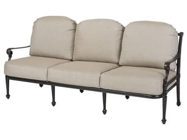 Gensun Grand Terrace Cast Aluminum Sofa - No Cushion GES11340023QUICK