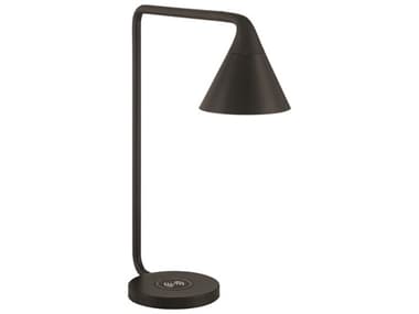 George Kovacs Task Portables Coal Aluminum Black Desk Lamp GKP185166AL