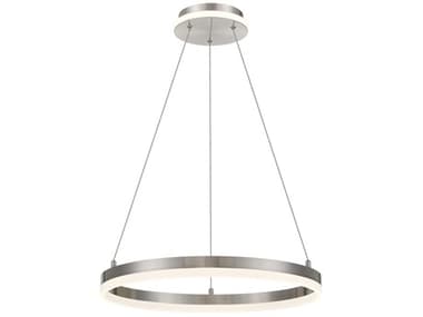 George Kovacs Recovery 19" 1-Light Brushed Nickel LED Round Pendant GKP1910084L