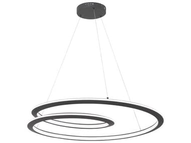 George Kovacs Infinite 29" 1-Light Sand Coal Black Pendant GKP1971066L